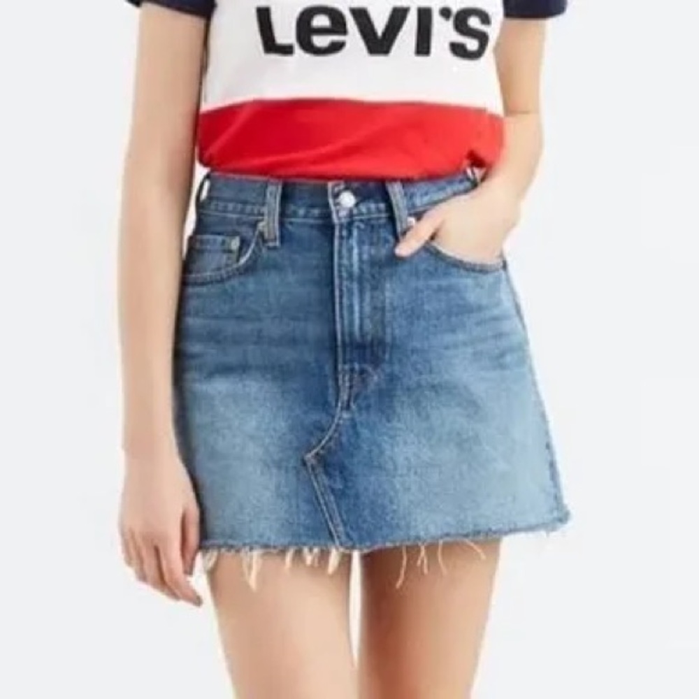 Levi's Classic Blue Mini Skirt